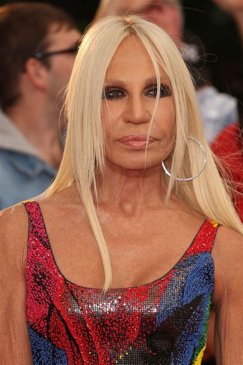 donatella versace fotos|Donatella Versace current picture.